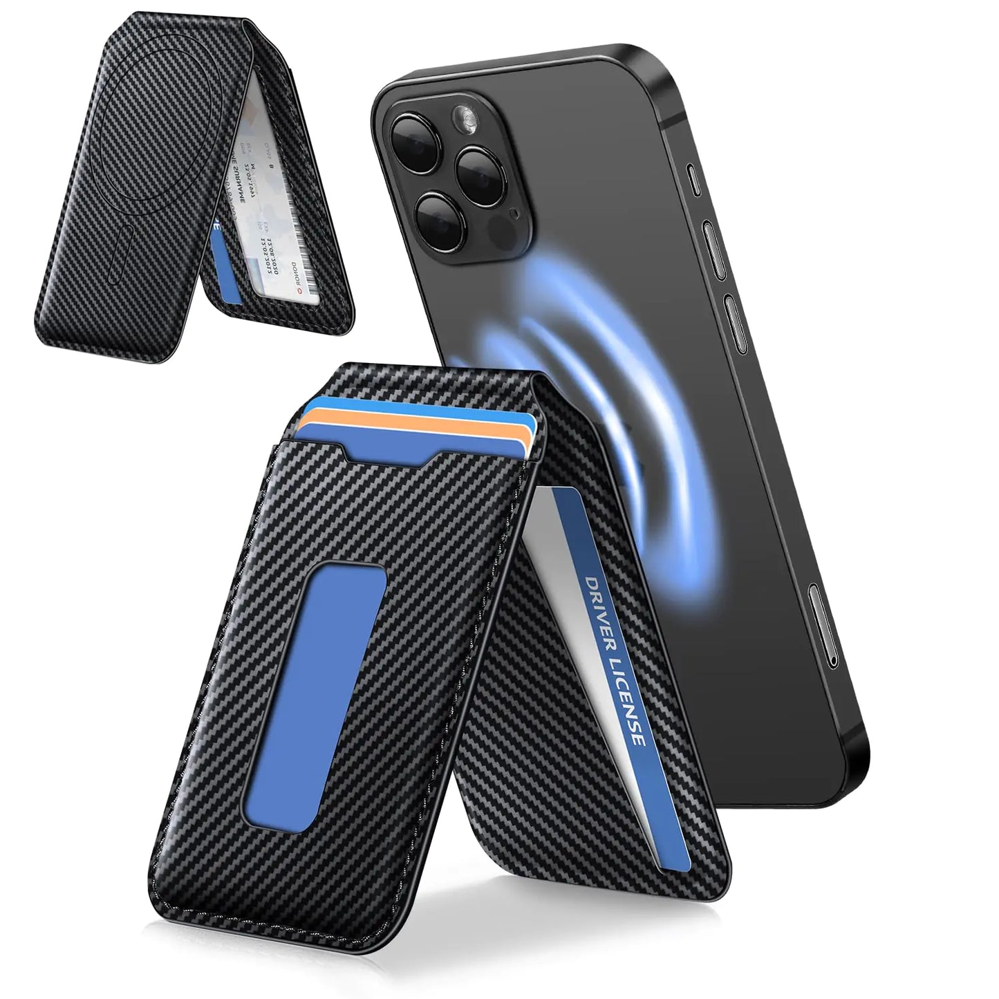 Magnetic Phone Card Holder & Stand