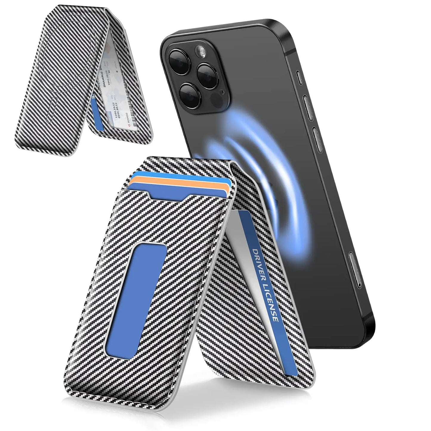 Magnetic Phone Card Holder & Stand