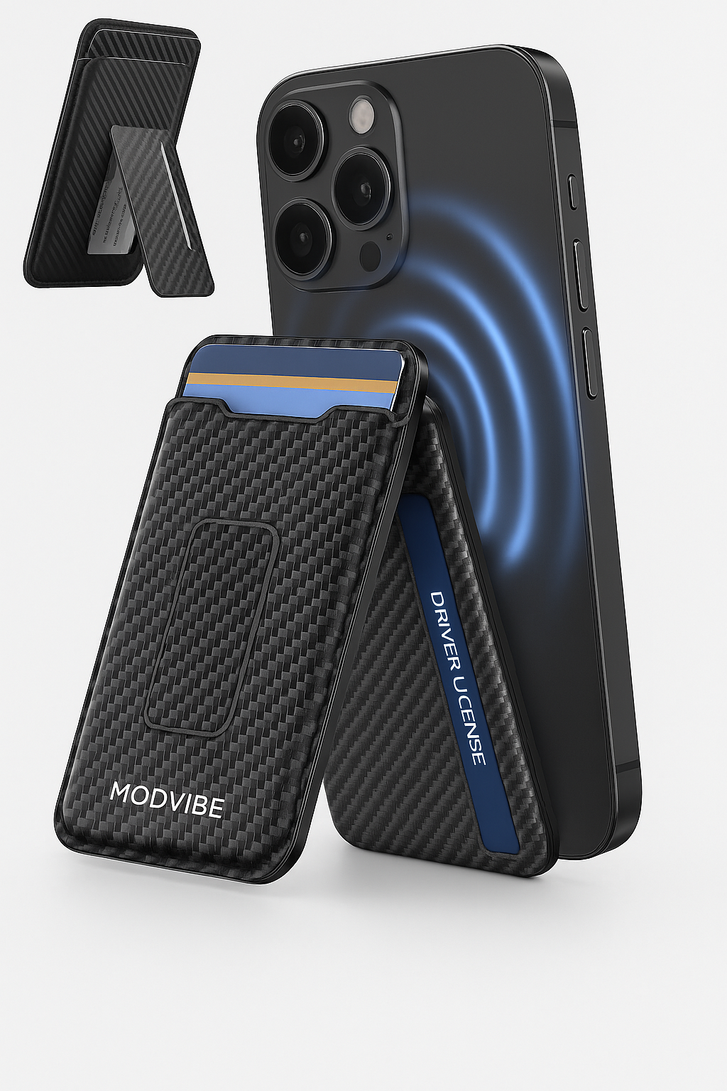 Magnetic Phone Card Holder & Stand