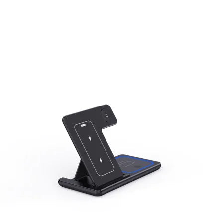 MODVIBE 3 In 1 Fast Wireless Charger Stand Foldable Charging Station
